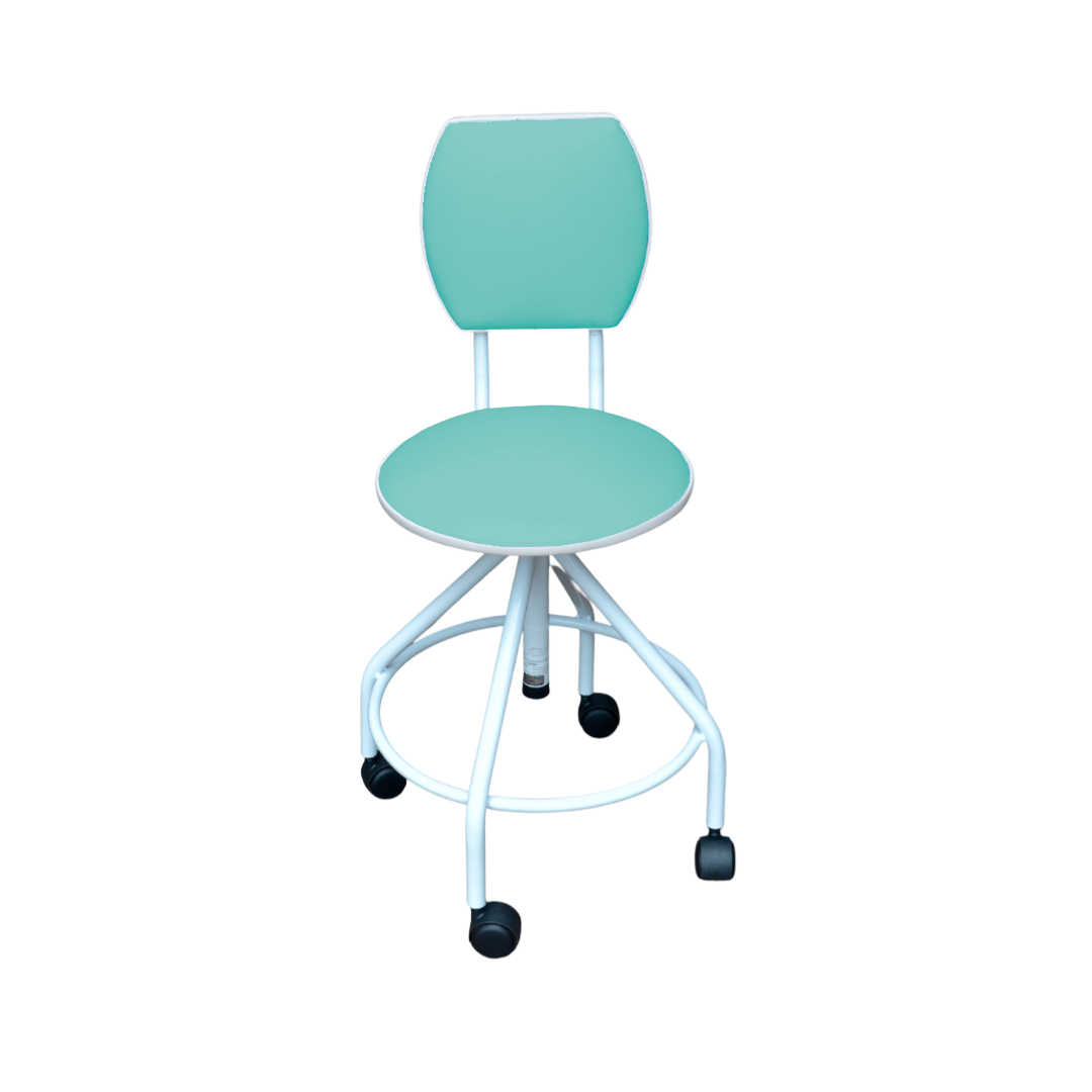 Banco Giratório Com Encosto e Rodízio - Image 5